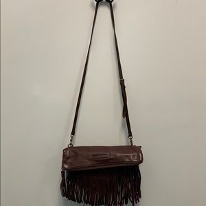 Heidi Fringe Crossbody Plum
